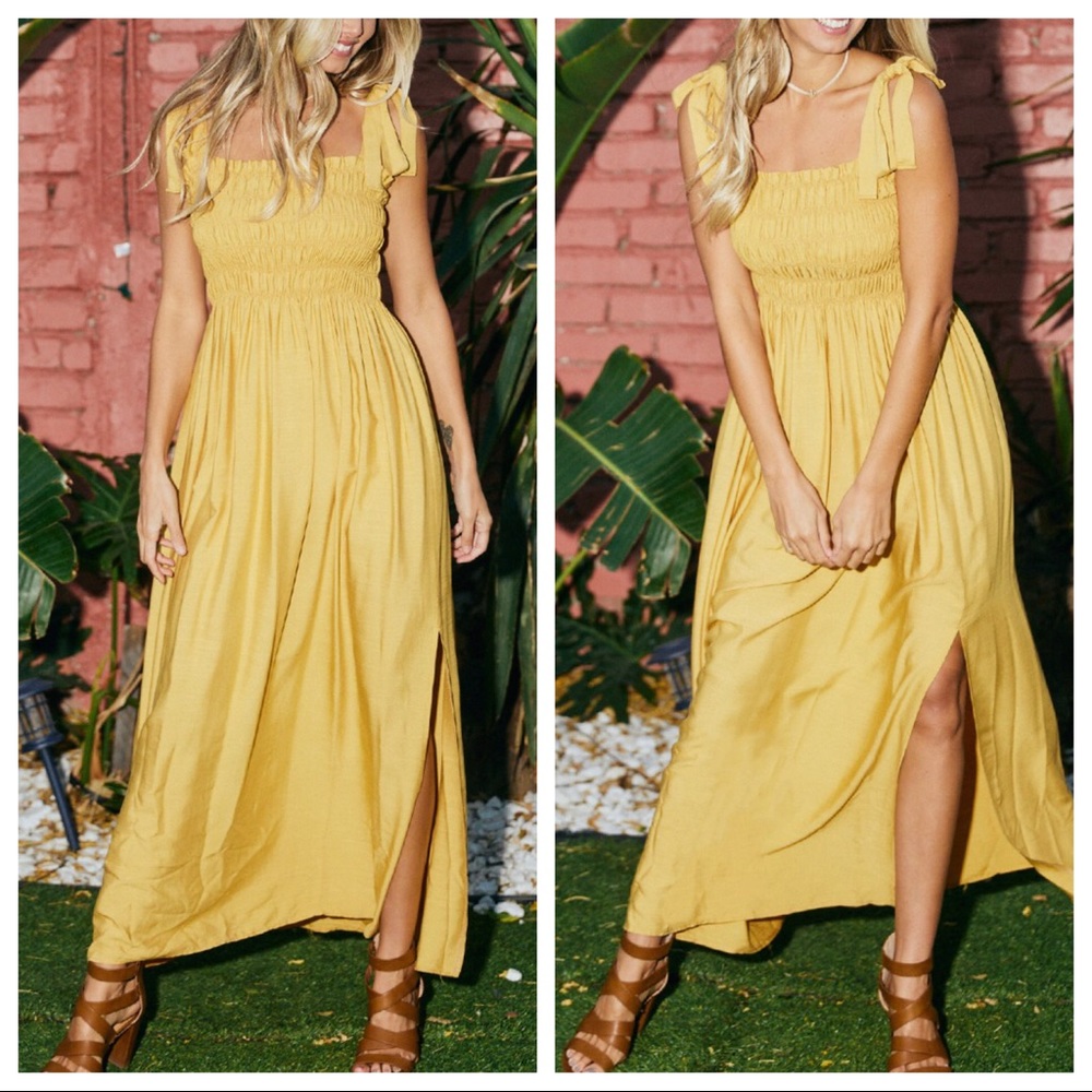 10 My Best Selling Dress Boho Shoulder tie maxi dress - Picture 2 of 4